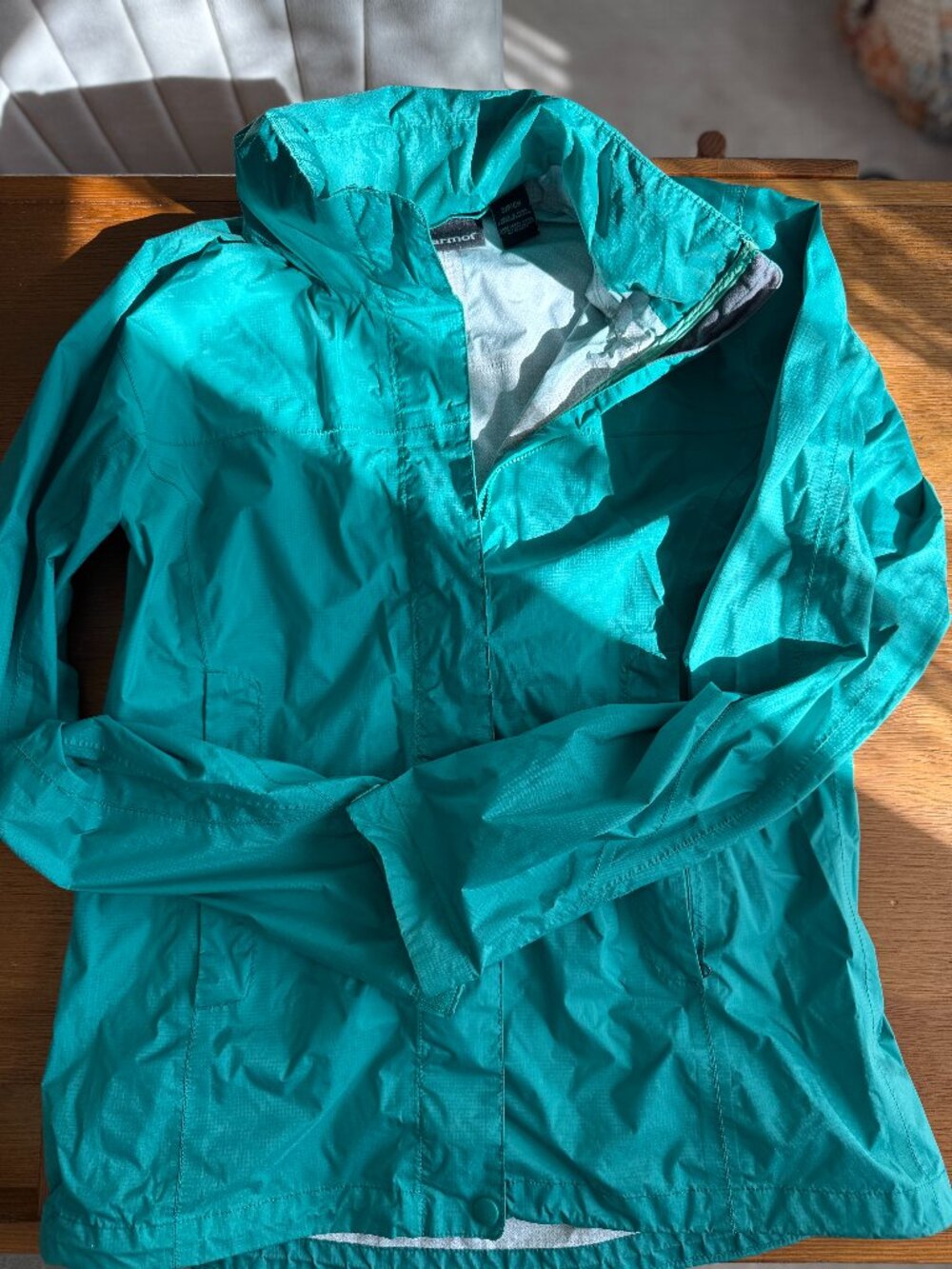 Marmot Teal Waterproof Rain Jacket Lightweight Women’s